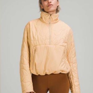 Lululemon Insulated Quilted Pullover Jacket
Heathered Pecan Tan